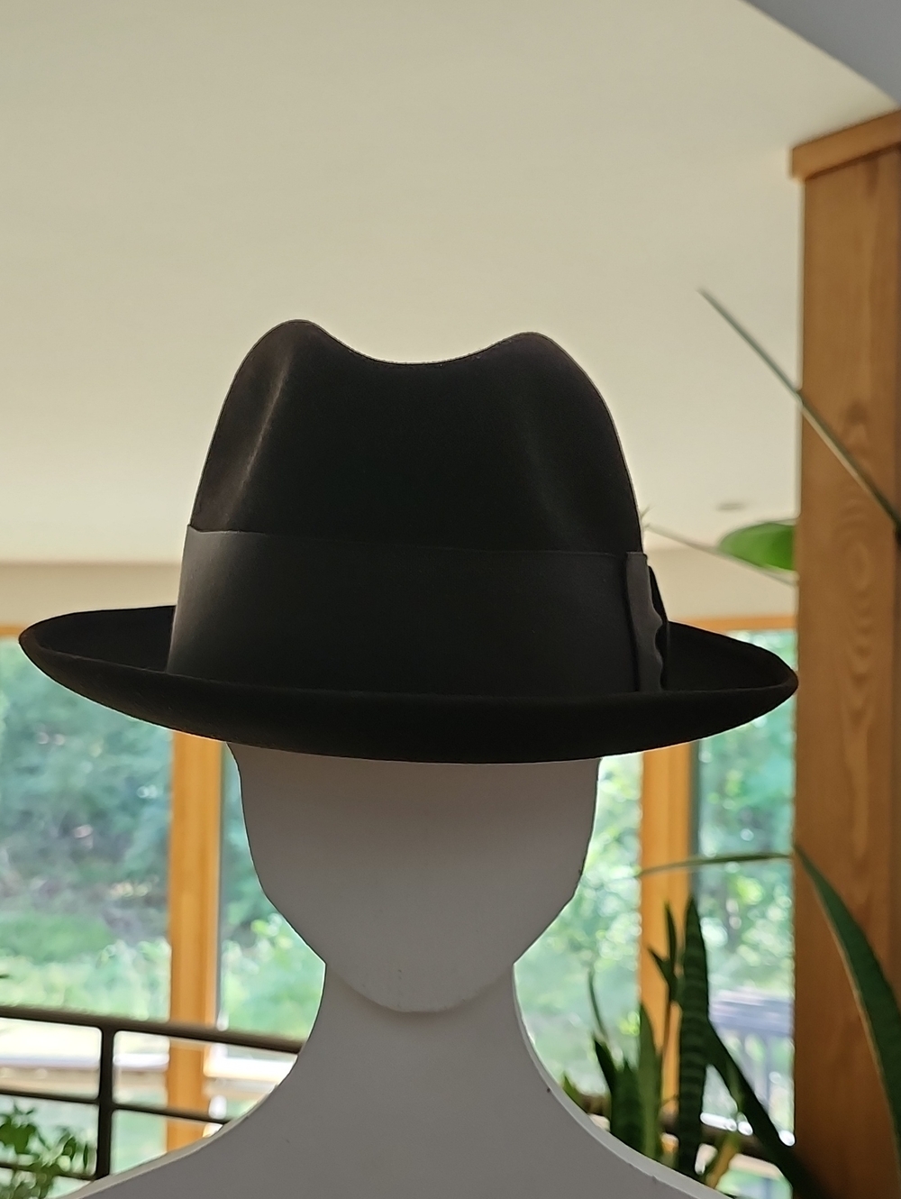 Vintage Dobbs "Golden Coach" Fur Felt Fedora Hughes & Hatcher Department Store